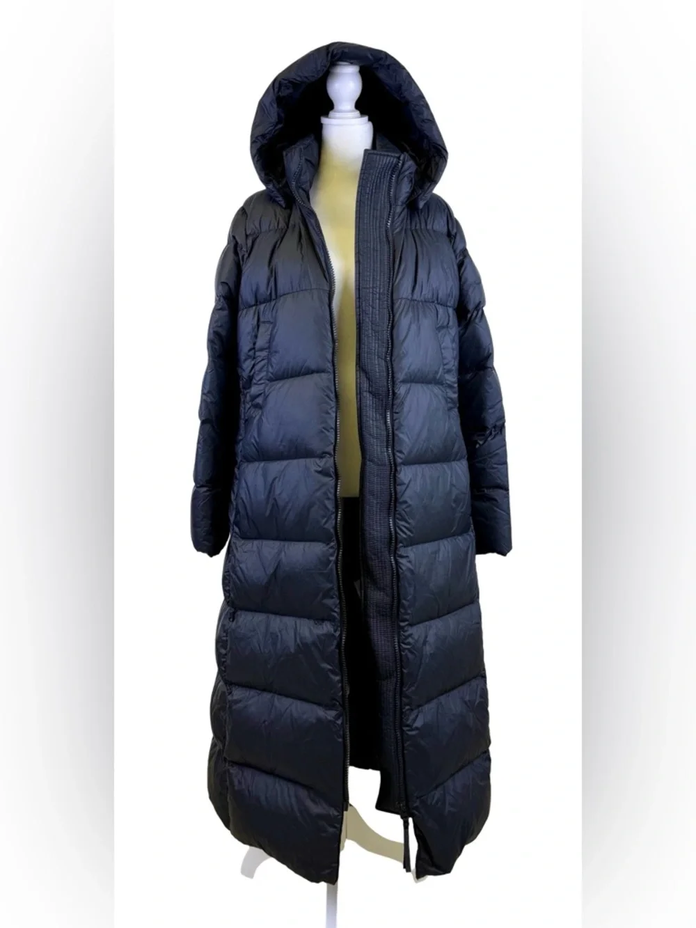 CANADA GOOSE MYSTIQUE EXTEA LONG BLACK PUFFER COAT - Picture 10 of 16